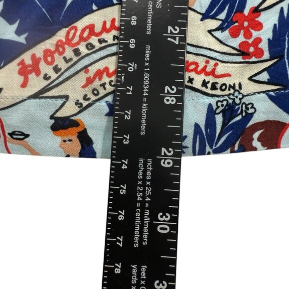 Scotch & Soda c Keoni Hawaii Hawaiian Shirt Sz L Button Front Tropical Vacation - Picture 7 of 13